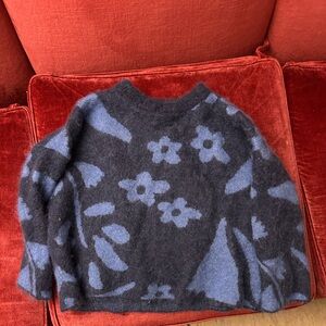 Gorman Navy and Blue floral Knit Sweater